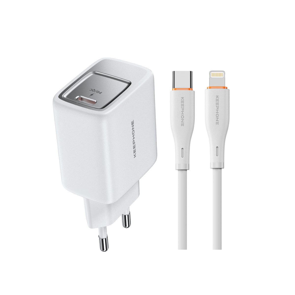 Keephone Mixeed 1 Adet 30W Hızlı Type-C Şarj Adaptörü ve 1 Adet 27W Type-C Şarj Kablosu