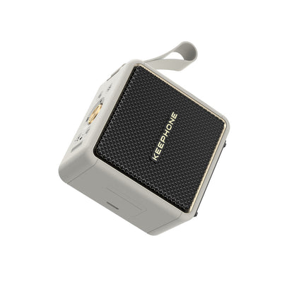 Keephone MusicPod Mini 20W BT 5.3 RGB Işıklı Yüksek Bass Özellikli HiFi Kablosuz Hoparlör – Siyah