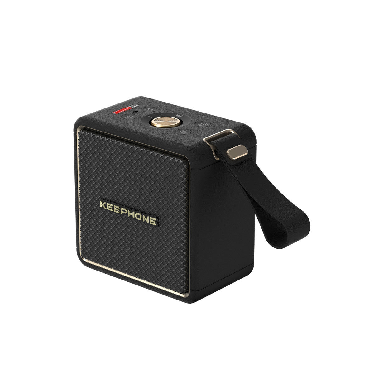 Keephone MusicPod Mini 20W BT 5.3 RGB Işıklı Yüksek Bass Özellikli HiFi Kablosuz Hoparlör – Siyah