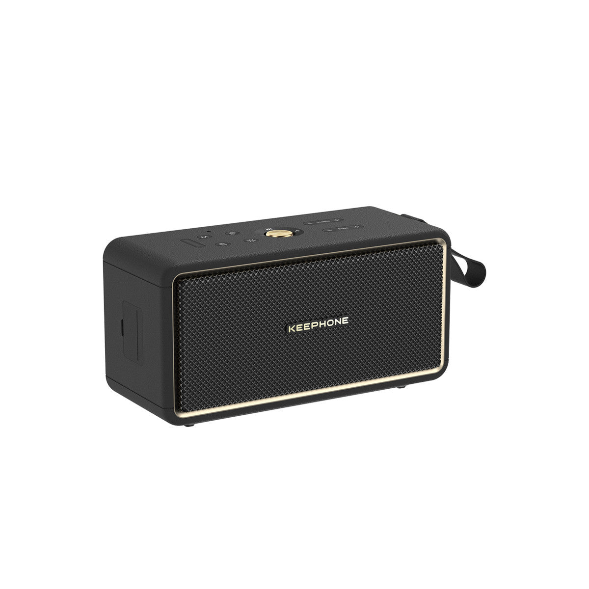 Keephone MusicPod Pro 60W BT 5.3 RGB Işıklı Yüksek Bass Özellikli HiFi Kablosuz Hoparlör – Siyah