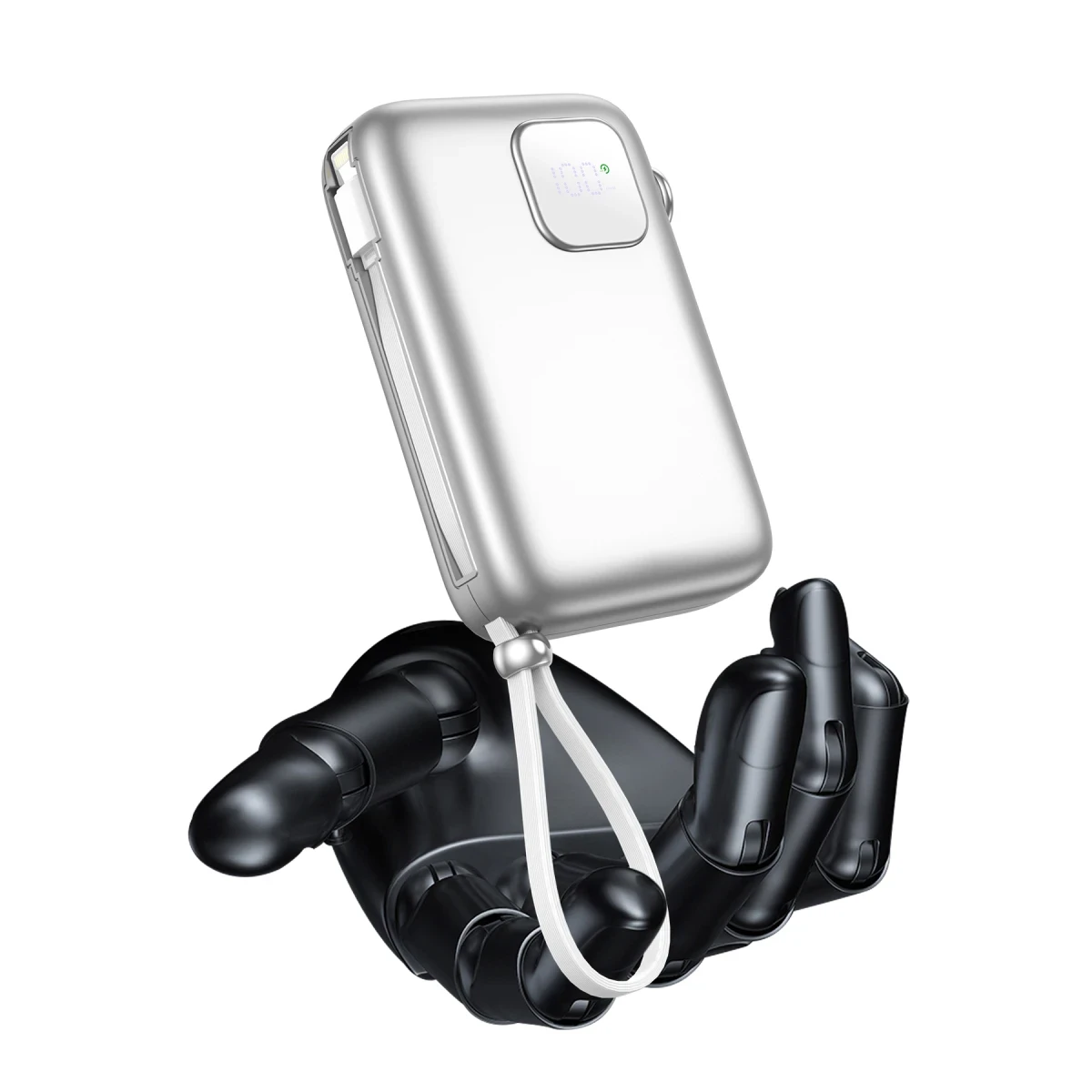 Keephone PB17 MagEasy 10.000 mAh 20W Type-C 20W Lightning 22.5W USB 15W Kablosuz Şarj PD Magsafe Powerbank - Mor