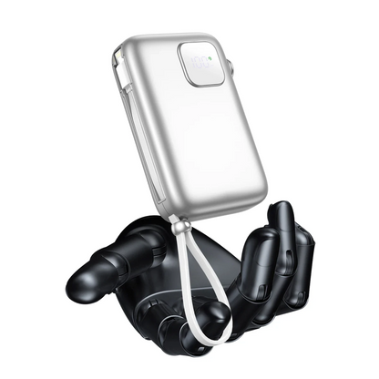Keephone PB17 MagEasy 10.000 mAh 20W Type-C 20W Lightning 22.5W USB 15W Kablosuz Şarj PD Magsafe Powerbank - Siyah