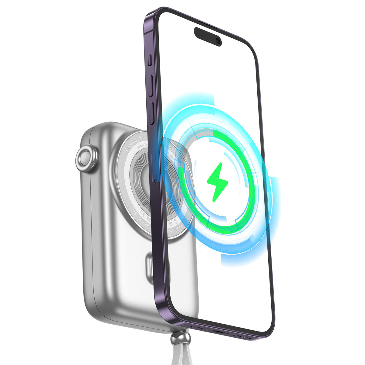 Keephone PB17 RapidPower 10.000 mAh 20W Type-C 20W Lightning 22.5W USB 15W Kablosuz Şarj PD Magsafe Powerbank