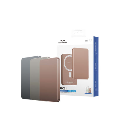 Keephone PB33 Lucci 5.000 mAh 20W Type-C 15W Kablosuz Şarj PD Magsafe Powerbank