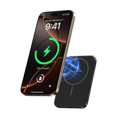 Keephone PB50 Brendy Kevlar 5.000 mAh 20W Type-C ve 15W Kablosuz Şarj Destekli Magsafe Powerbank