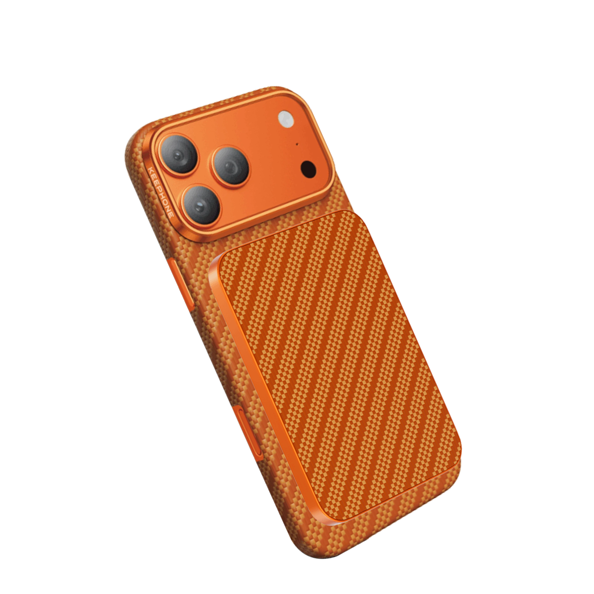 Keephone PB50 Brendy Kevlar 5.000 mAh 20W Type-C ve 15W Kablosuz Şarj Destekli Magsafe Powerbank
