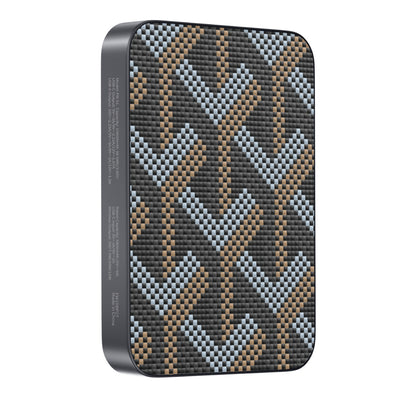 Keephone PB51 Brendy Kevlar 10.000 mAh 22.5W USB 20W Type-C ve 15W Kablosuz Şarj Destekli Magsafe Powerbank