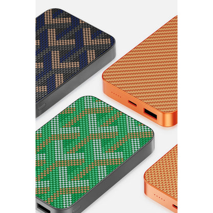 Keephone PB51 Brendy Kevlar 10.000 mAh 22.5W USB 20W Type-C ve 15W Kablosuz Şarj Destekli Magsafe Powerbank