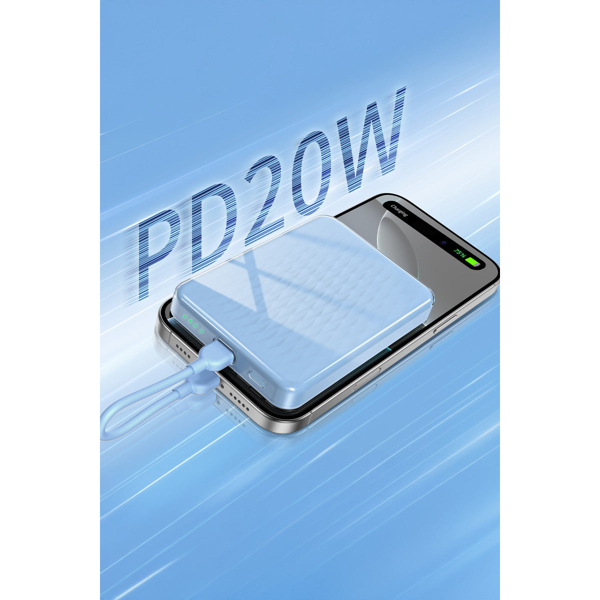 Keephone PB52 IceMag 5.000 mAh Type-C 20W PD Magsafe Destekli Powerbank