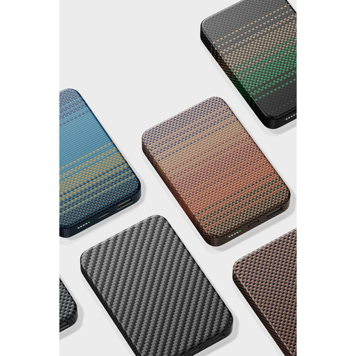Keephone PB56 Kavos Kevlar 10.000 mAh 20W Type-C ve Semi Solid Destekli Powerbank