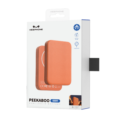 Keephone PB58 Peekaboo 10.000 mAh 20W PD ve 15W MagSafe Uyumlu Powerbank