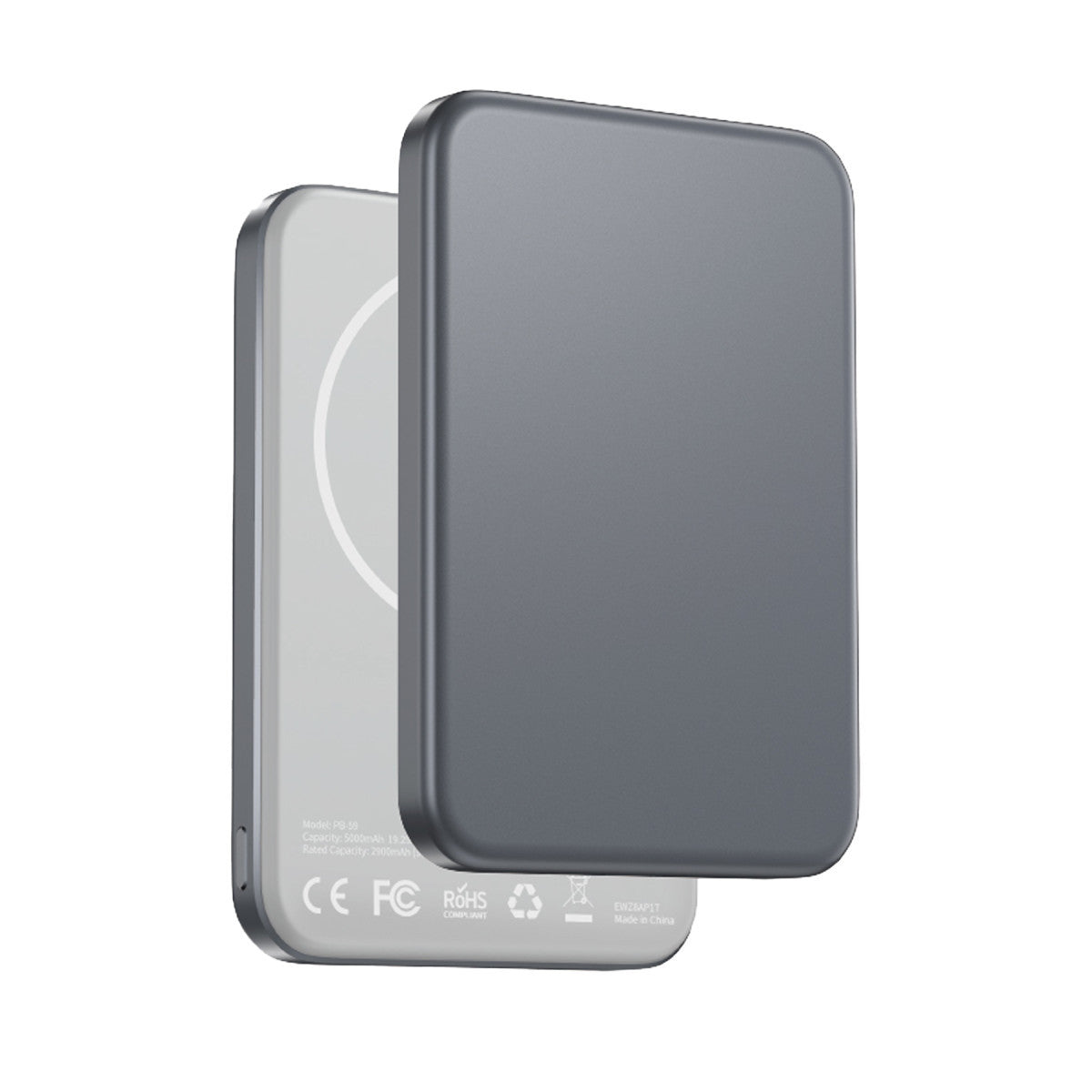 Keephone PB59 Glossey 5.000 mAh 20W Type-C ve 15W Kablosuz Şarj Destekli Magsafe Powerbank