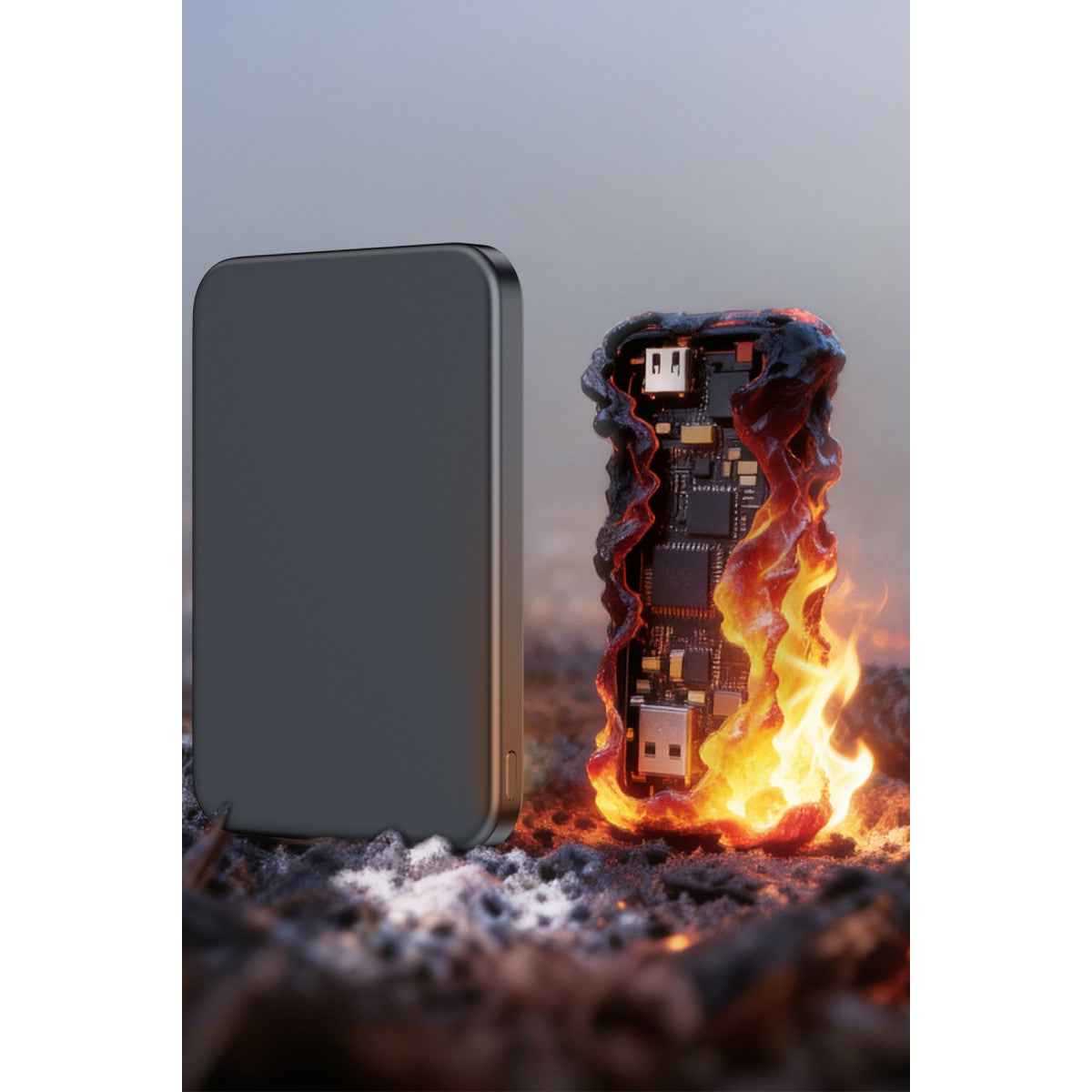 Keephone PB59 Glossey 5.000 mAh 20W Type-C ve 15W Kablosuz Şarj Destekli Magsafe Powerbank