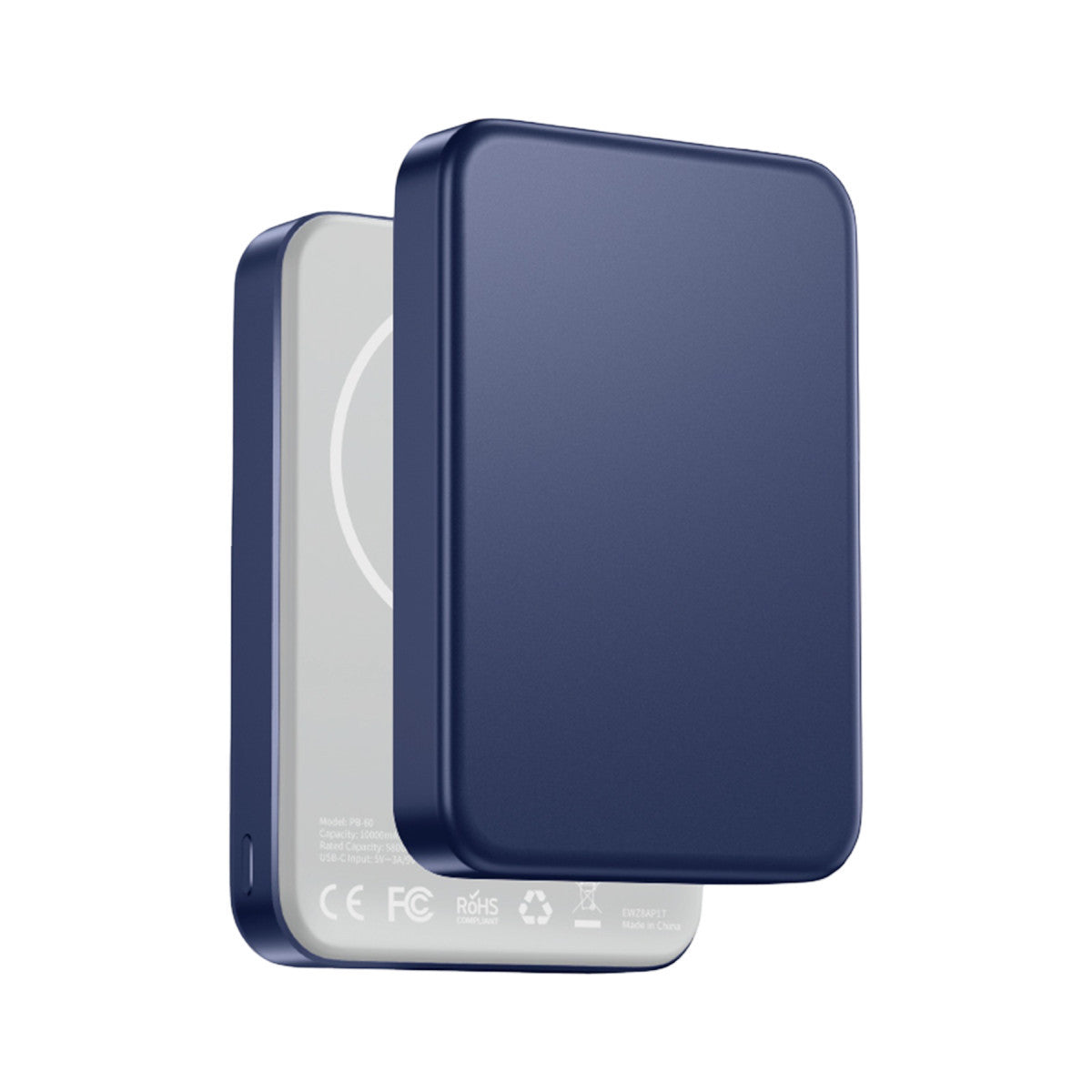 Keephone PB60 Glossey 10.000 mAh 22.5W USB 20W Type-C ve 15W Kablosuz Şarj Semi Solid Destekli Magsafe Powerbank