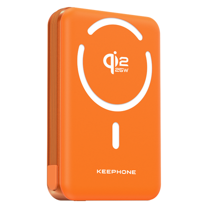 Keephone PB63 KUPPA 10000 mAh 25W Qi2 MagSafe Manyetik ve Semi-Solid Destekli Powerbank