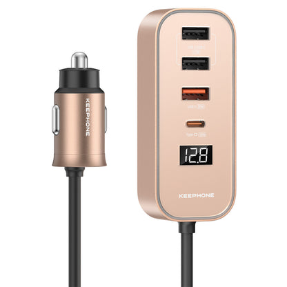 Keephone RevAmp CC14 2 Adet 17W USB 1 Adet 30W USB ve 1 Adet 30W Type-C Çıkışlı PD Hızlı Araç Şarj