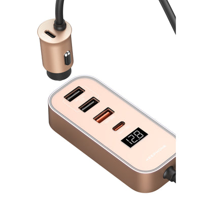 Keephone RevAmp CC14 2 Adet 17W USB 1 Adet 30W USB ve 1 Adet 30W Type-C Çıkışlı PD Hızlı Araç Şarj