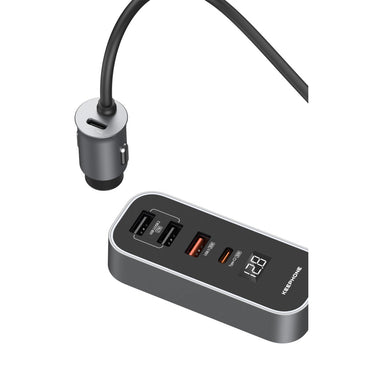 Keephone RevAmp CC14 2 Adet 17W USB 1 Adet 30W USB ve 1 Adet 30W Type-C Çıkışlı PD Hızlı Araç Şarj