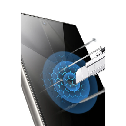 Keephone Samsung Galaxy S24 Ultra Ultra Privacy 2.5D Cam Ekran Koruyucu - Siyah