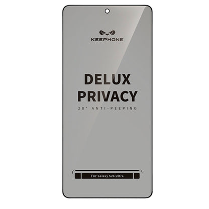 Keephone Samsung Galaxy S26 Delux Privacy 2.5D Hayalet Cam Ekran Koruyucu