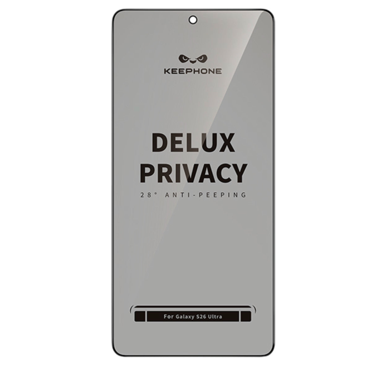Keephone Samsung Galaxy S26 Plus Delux Privacy 2.5D Hayalet Cam Ekran Koruyucu