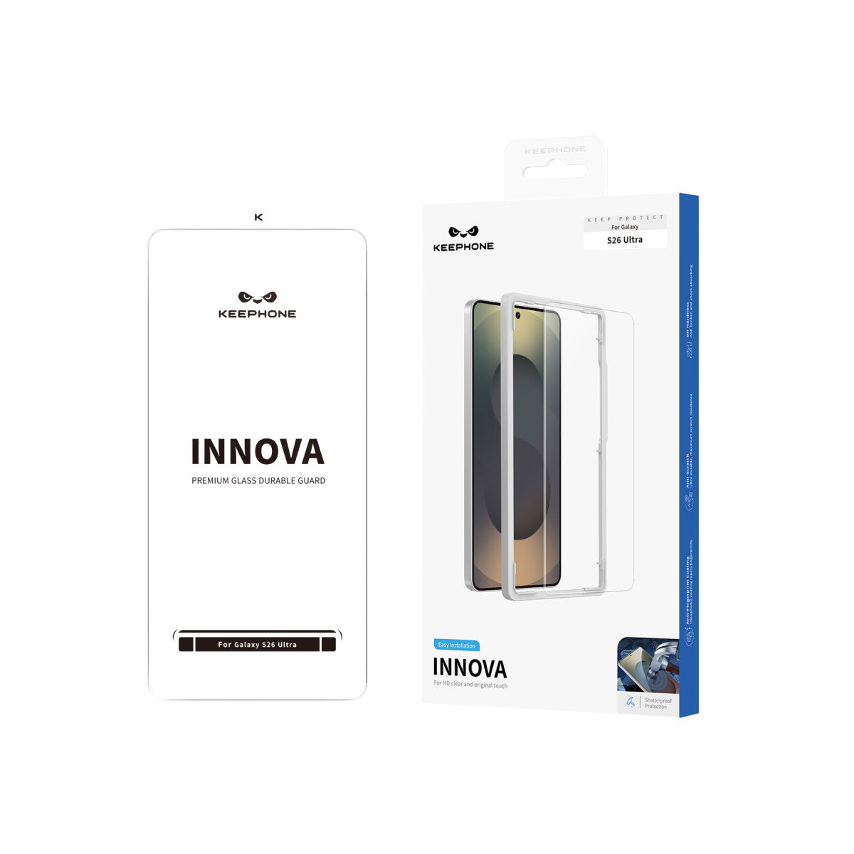 Keephone Samsung Galaxy S26 Plus Innova HD Cam Ekran Koruyucu