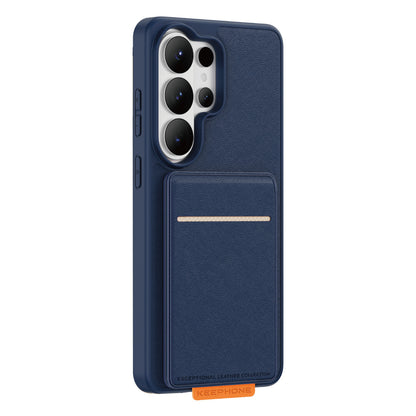 Keephone Samsung Galaxy S26 Ultra Suedea Kartvizitli Standlı Kapak