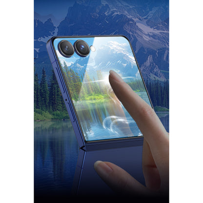 Keephone Samsung Galaxy Z Flip 7 Crystal Combo 2.5D HD Ekran Koruyucu