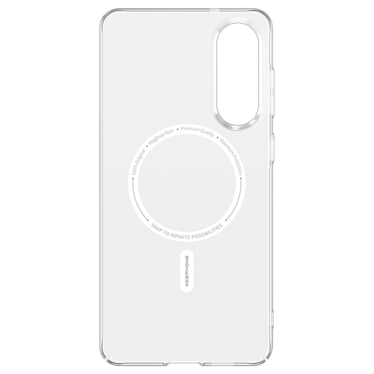 Keephone Samsung S25 Edge X-Crystal Slim Magsafe Kılıf