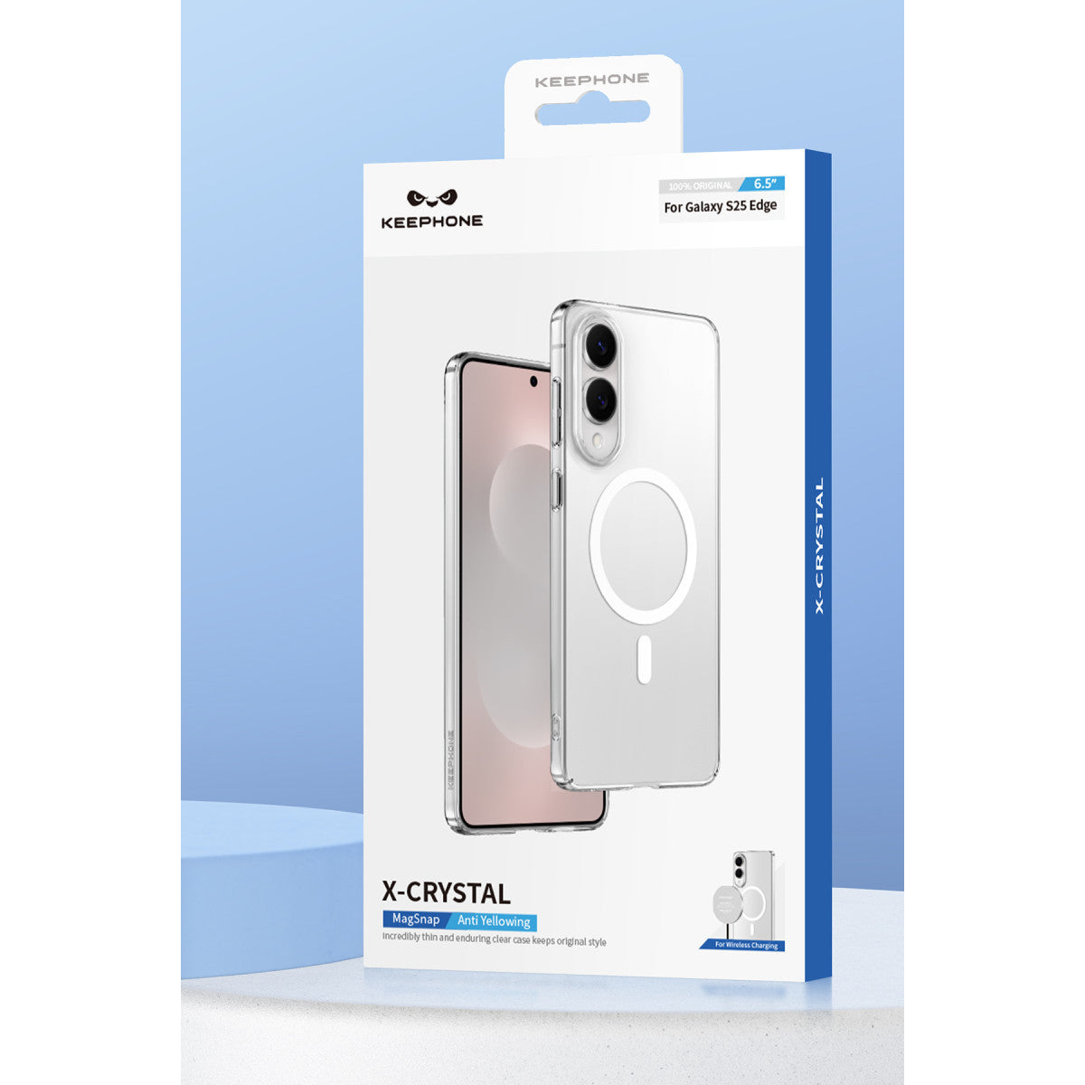 Keephone Samsung S25 Edge X-Crystal Slim Magsafe Kılıf