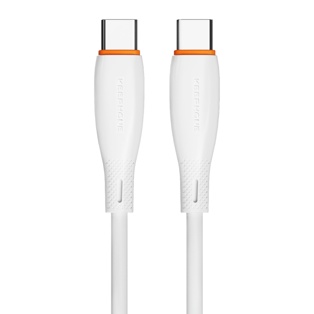 Keephone Shanklin 1.2M Type-C to Type-C 480 Mbps Data ve Şarj Kablosu
