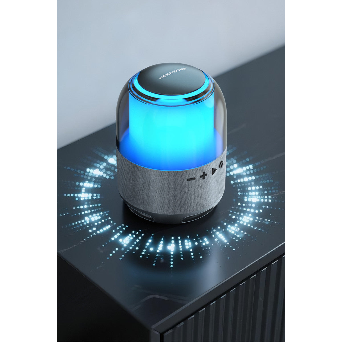 Keephone SongPod 5W BT 5.3 RGB Işıklı Yüksek Bass Özellikli HiFi Kablosuz Hoparlör