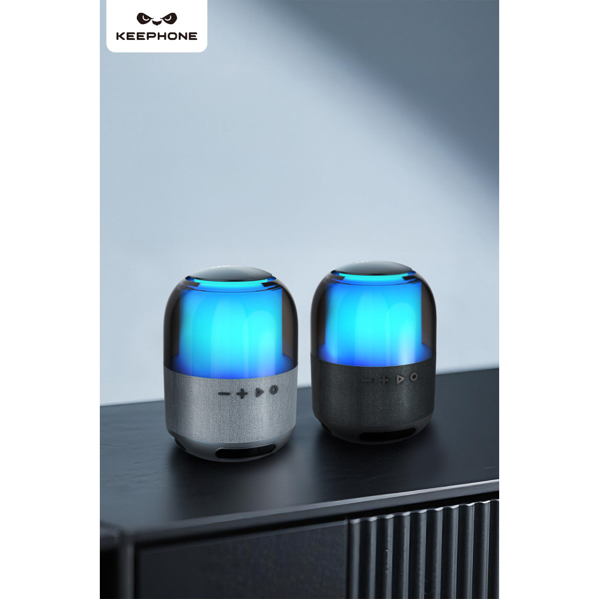 Keephone SongPod 5W BT 5.3 RGB Işıklı Yüksek Bass Özellikli HiFi Kablosuz Hoparlör