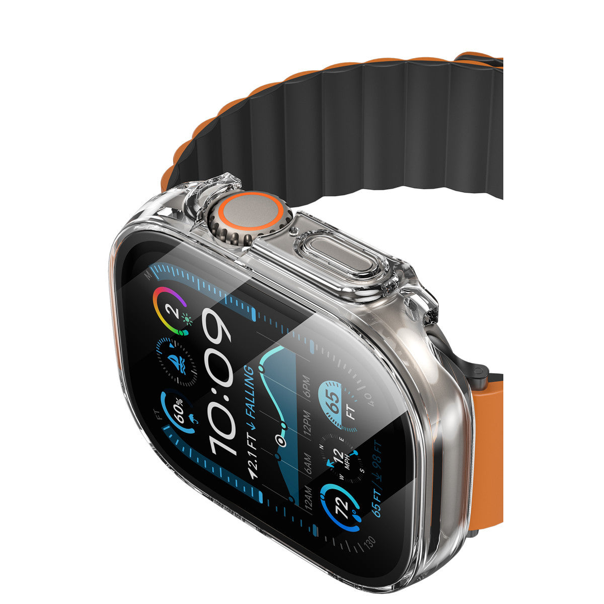 Keephone Apple Watch 42mm Air Armor Camlı Kasa Ekran Koruyucu