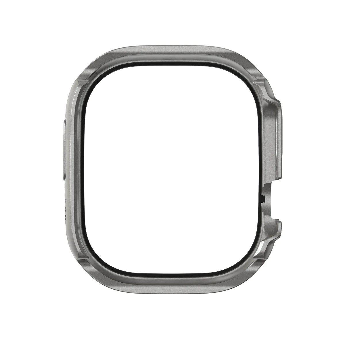 Keephone Apple Watch 46mm 360X Defense Camlı Kasa Ekran Koruyucu - Siyah