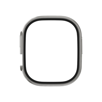 Keephone Apple Watch 46mm 360X Defense Camlı Kasa Ekran Koruyucu - Titanyum