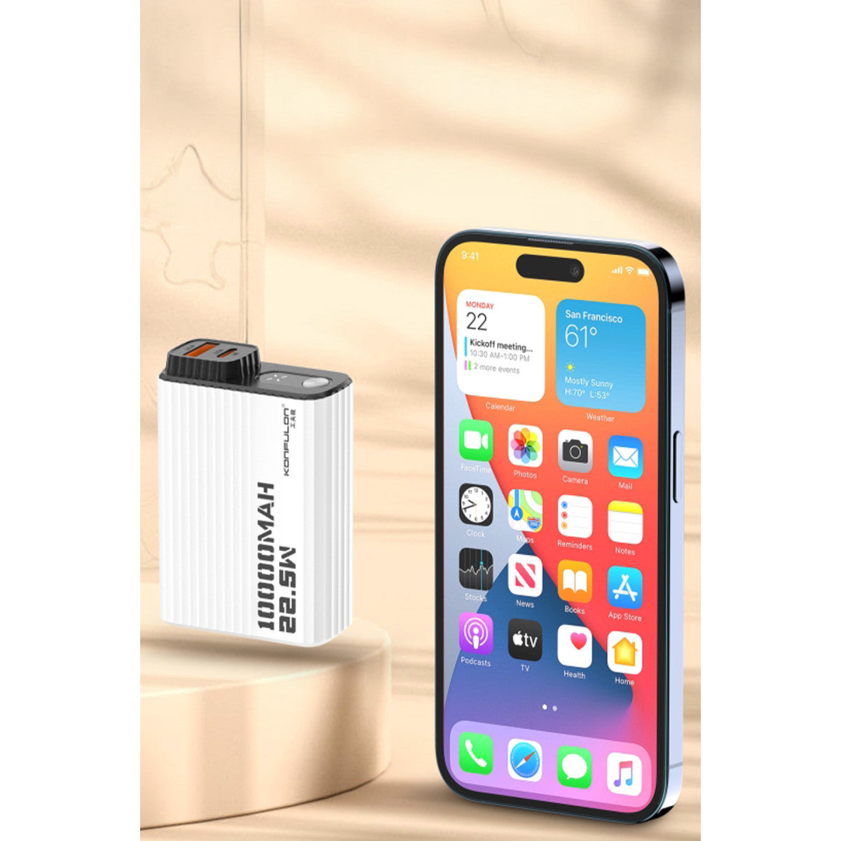 Konfulon A40Q 10.000 mAh PD 20W Mini Powerbank