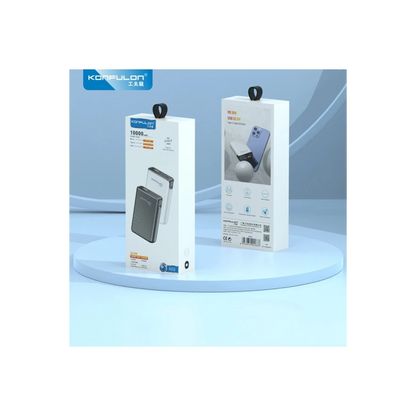 Konfulon A6Q 22.5W Usb 3.0 ve 20W Type-C Çıkışlı 10.000 mAh PD Powerbank - Siyah