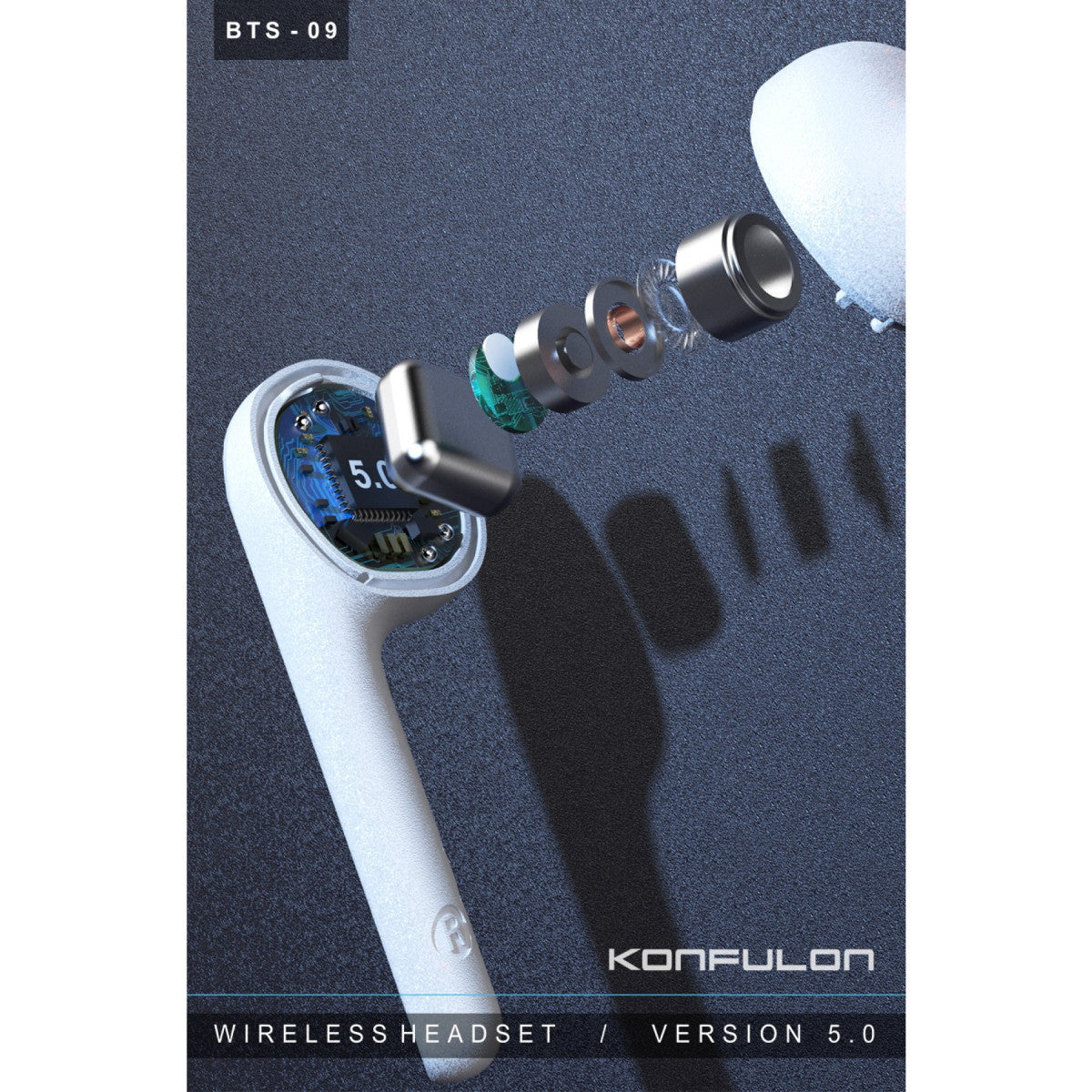 Konfulon BTS09 Kablosuz Airpods Kulaklık