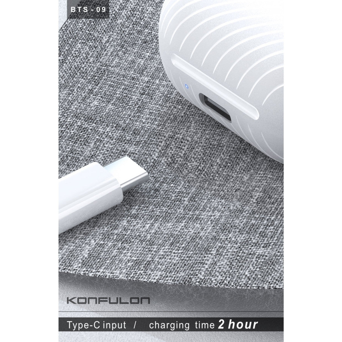 Konfulon BTS09 Kablosuz Airpods Kulaklık