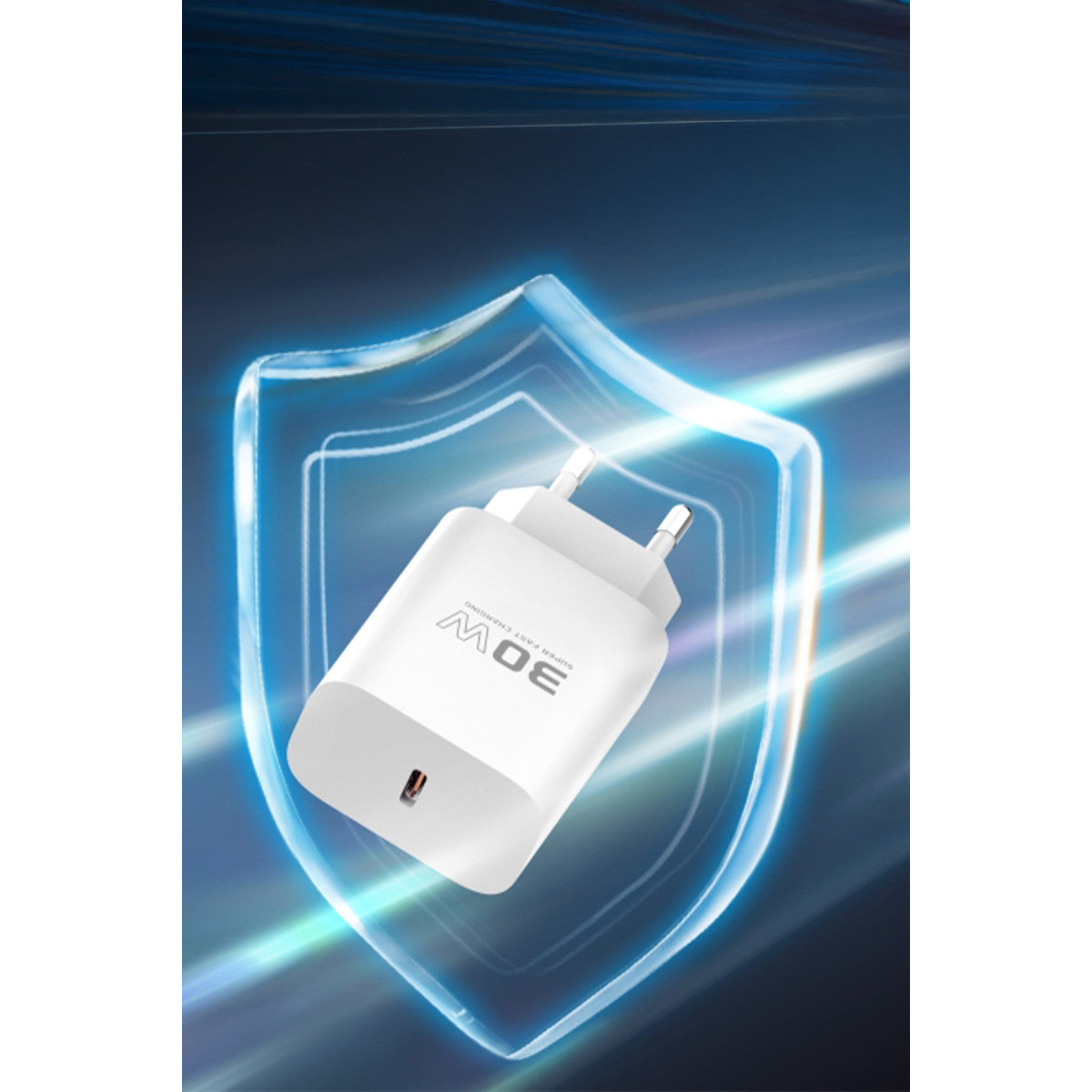 Konfulon C87C 30W Type-C Çıkışlı Ekstra DL51 1M Type-C to Type-C Kablolu PD Şarj Cihazı
