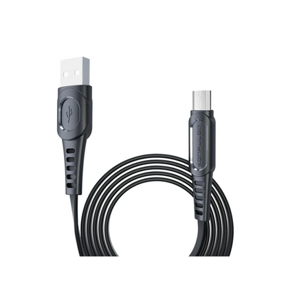 Konfulon DC01 Süper Hızlı Micro USB Kablo 1M 2.4A - Siyah