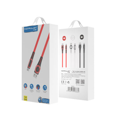 Konfulon DC01 Süper Hızlı Micro USB Kablo 1M 2.4A