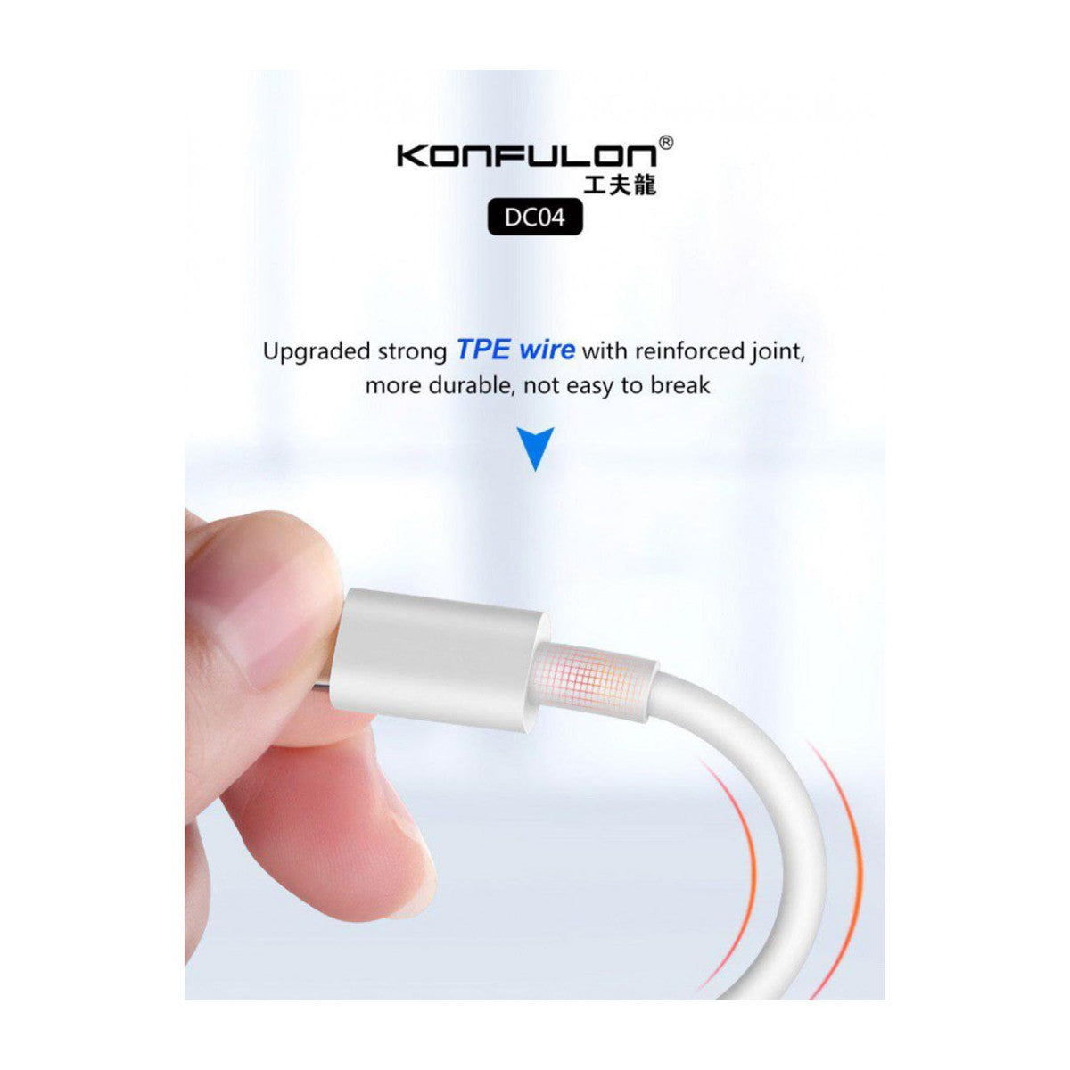 Konfulon DC04 Süper Hızlı Micro USB Kablo 1M 2A