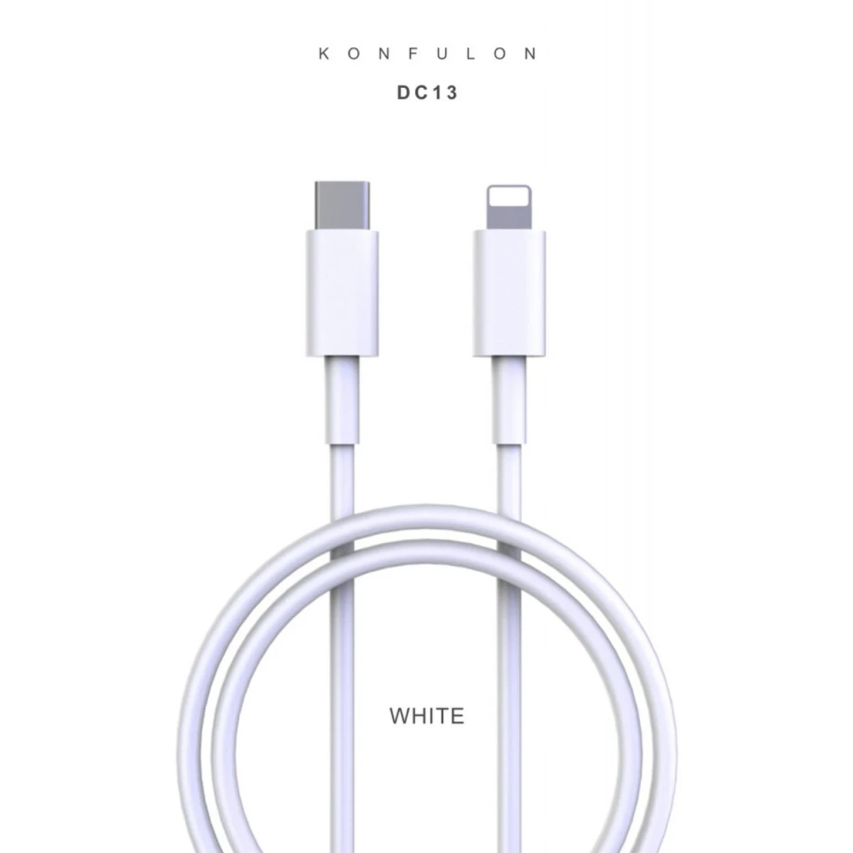 Konfulon DC13 1M 20W Type-C to Lightning Kablo iphone Uyumlu