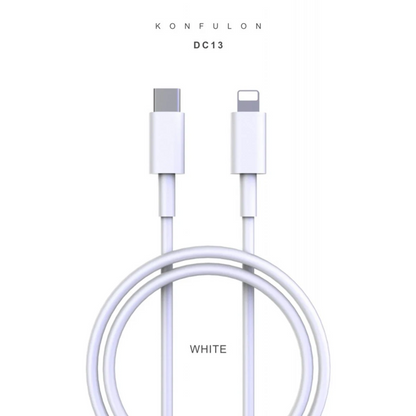 Konfulon DC13 1M 20W Type-C to Lightning Kablo iphone Uyumlu