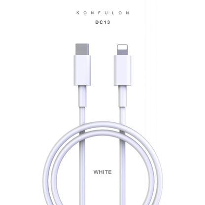 Konfulon DC13 1M 20W Type-C to Lightning Kablo iphone Uyumlu