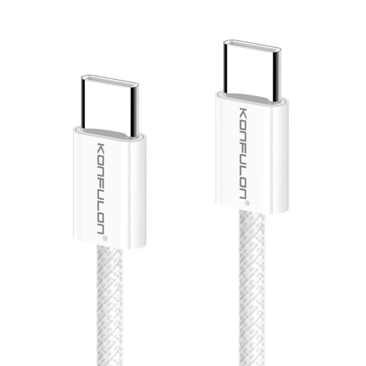 Konfulon DC130 2M 60W Type-C to Type-C Örgülü Hızlı Şarj Kablosu