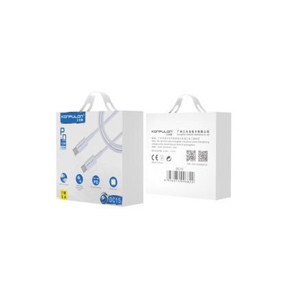 Konfulon DC15 Type-C to Type-C Kablo 1M 18W