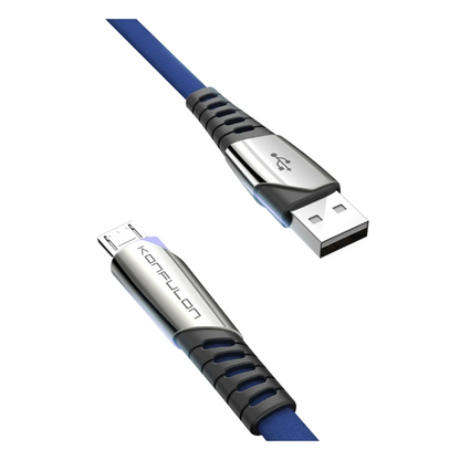 Konfulon DC16 Micro USB Kablo 1M 2.4A - Mavi